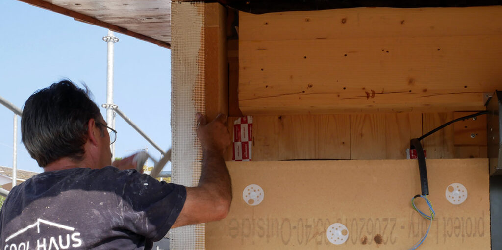 Col·locació de la malla de reforç